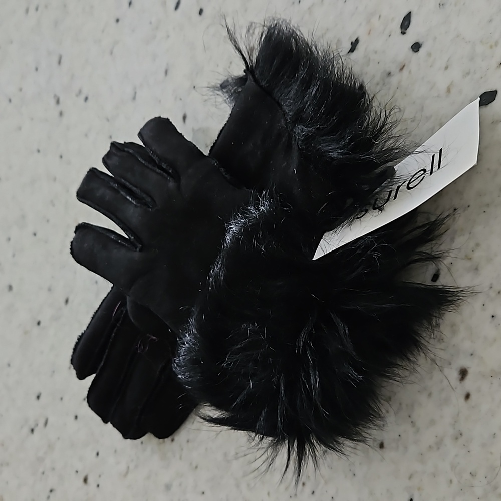 SHEARLING GLOVES